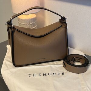 The Horse Clementine Bag - Taupe Pebbled Leather